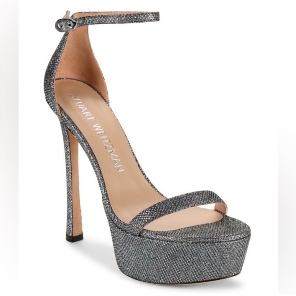 Stuart Weitzman gunmetal Nudistcurve
Hollywood Platform Sandal heels